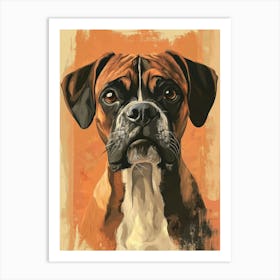 Boxer Dog.Generated AI. Wall Art Print 2 Art Print