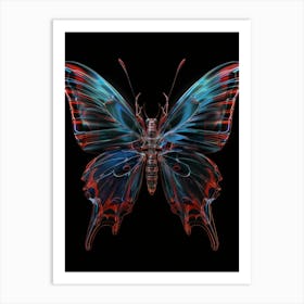 Blue Butterfly 9 Art Print