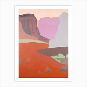 Colorado Plateau   North America (United States) Contemporary Abstract Illustration 4 Art Print