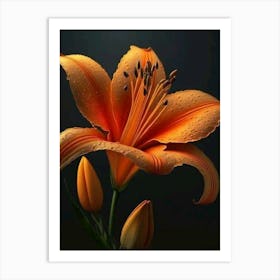 Orange Lily Art Print