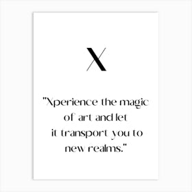 Experience The Magic Of And Let It Transport You To New Realms.Elegant painting, artistic print. Art Print