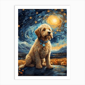 Labradoodle Art Art Print