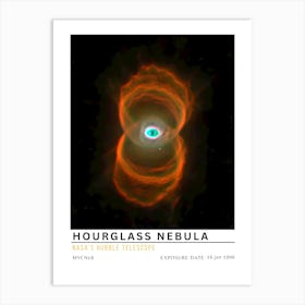 Hourglass Nebula Art Print