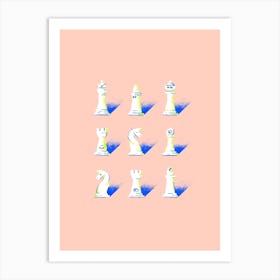 Chess Art Print