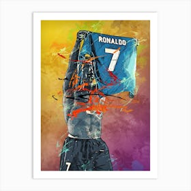 Cristiano Ronaldo Concept Art Print