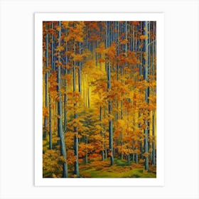 Autumn Forest 65 Art Print