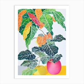 Fiddle Leaf Fig Eclectic Boho Art Print