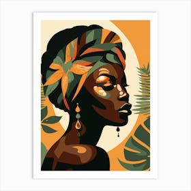 African Woman Portrait 2 Art Print