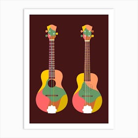 Keroncong Cak and Cuk Musical Instruments Art Print