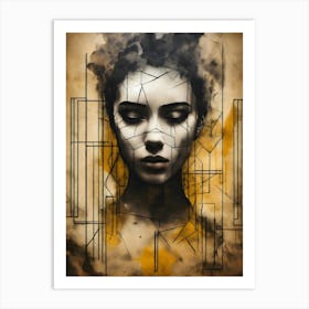 Abstract Of A Woman 36 Art Print