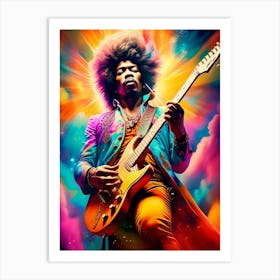 Jimi Hendrix Art Print