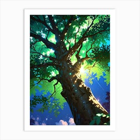 Tree In The Sky Art Print