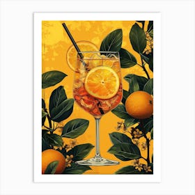 Aperol Spritz Art Print 166 Art Print