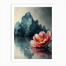 Flower In Water Art Print