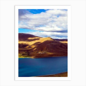 Lake In Tibet Art Print