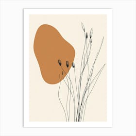 Sand And Grass 1 Art Print