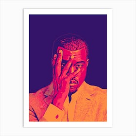 Kanye West Rapper music Rap Hip hop 1 Art Print