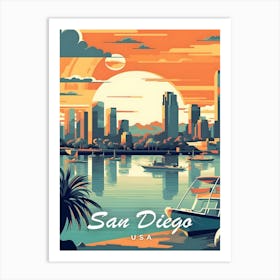 San Diego Travel Art Print