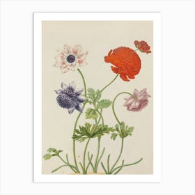 Chinese Flowers Art Print