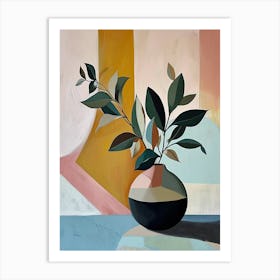 Abstract Of A Vase, Boho Decor Art Print