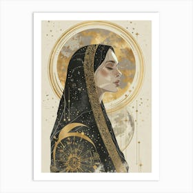 Neutre Galactic Spiritual Women Art Print