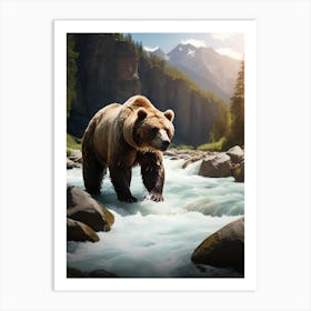 Grizzly Bear Art Print