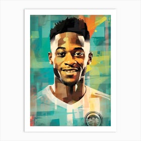 Raheem Sterling (2) Art Print