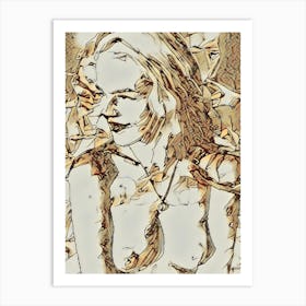 Nude Woman 19 Art Print