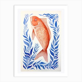 Fish In Water 1 Art Print