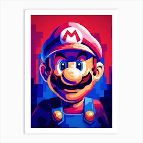 Mario Bros 7 Art Print