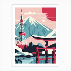 Japanese Landscape 2 Art Print