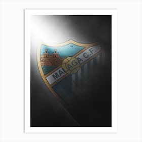 Malaga Spain Football Poster Art Print