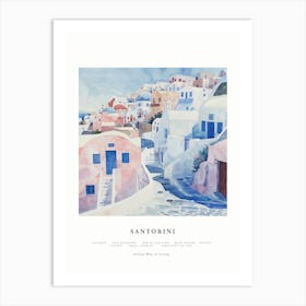 Santorini Art Print