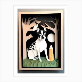 Boston Terrier Print Art Print