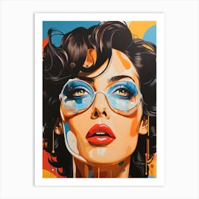 Pop Beauty Explosion Art Print