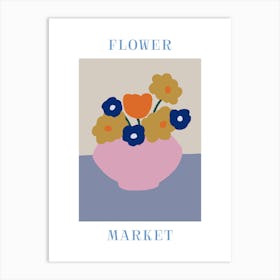 Flower Market 30 Art Print