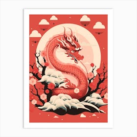 Chinese New Year Dragon Traditional Chinese Style 3 Art Print