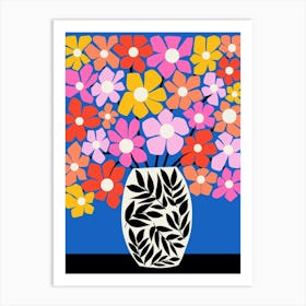 Flower Vase Contemporary Art Print