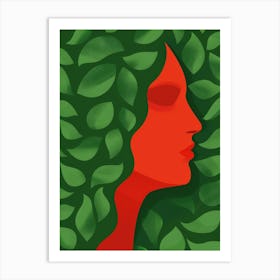 Portrait Of A Woman 296 Art Print