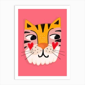 Tiger face  Art Print