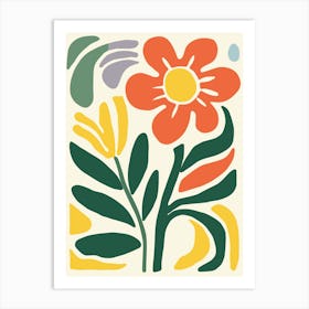 Flower Painting 7 Art Print