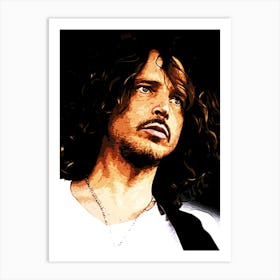 Audioslave Chris Cornell 4 Art Print