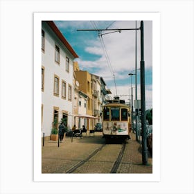 Porto Tram Art Print