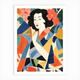 Asian Woman 8 Art Print