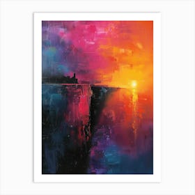 Sunset At St Andrews Art Print