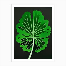 Parsley Leaf Vibrant Inspired 1 Art Print