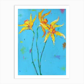 Three Daffodils Art Print
