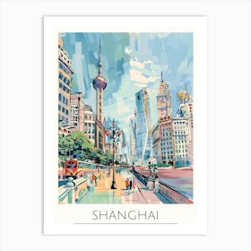 Shanghai City Art Print