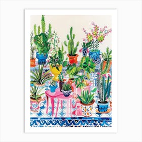 Cactus Garden 33 Art Print