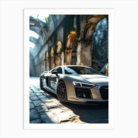 Audi R8 V10 Wallpaper Art Print